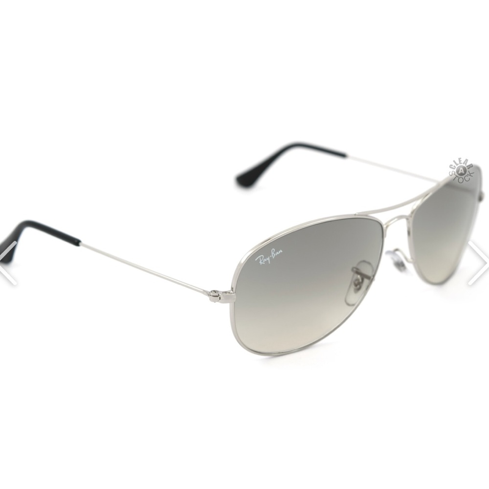 Ray Bans New Silver Cockpit With Gray Gradient